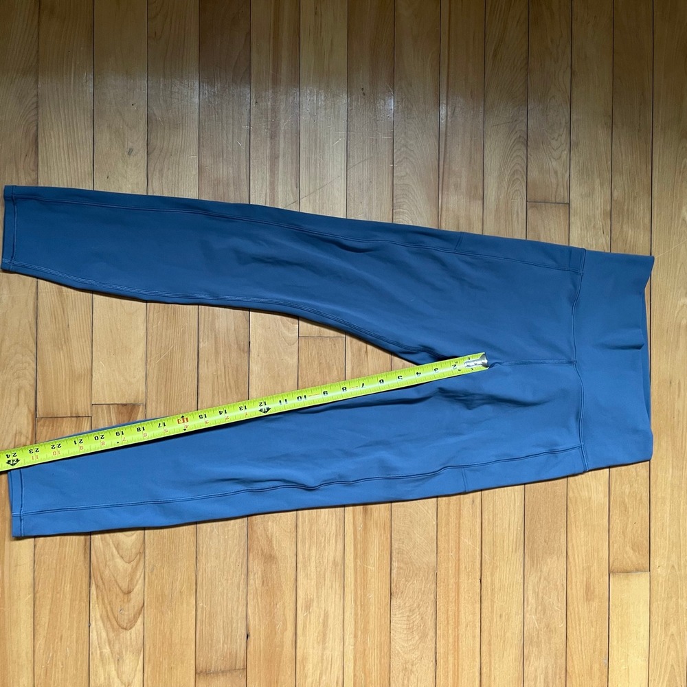 Vuori Daily Pocket Legging Azure Blue High Rise 7/8 Workout Yoga Pants VW446 S - Picture 9 of 10
